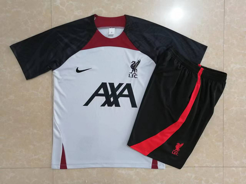 AAA Quality Liverpool 22/23 White/Dark Red Training Kit Jerseys